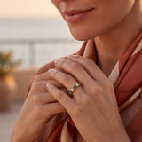 Pascale | Ring with Green Stones