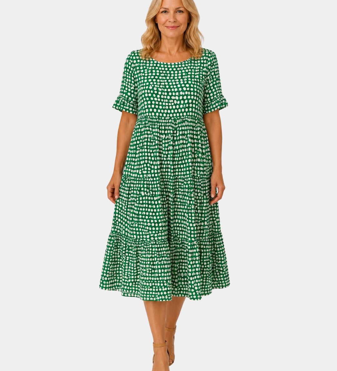 Belzamine | Lightweight Polka Dot Dress