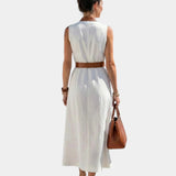 Osanne | Midi dress with contrasting detail