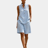 Mélior | Summer Sleeveless Set with Shorts