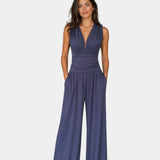Sultana | Chic sleeveless jumpsuit with wide legs
