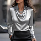 Emma | Elegant Shiny Blouse