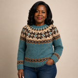 Vellaro | Chic Vintage Nordic Knit Sweater