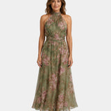 Maïa | Elegant Long Floral Dress