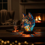 Enchanted Wolf Lamp