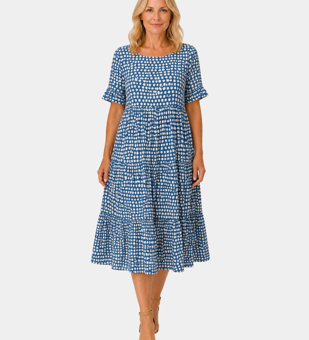 Belzamine | Lightweight Polka Dot Dress