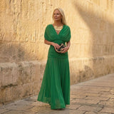 Charline | Elegant Green Dress