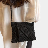 Patricia | Woven Effect Shoulder Bag