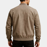 Adrian | Premium Suede Bomber Jacket