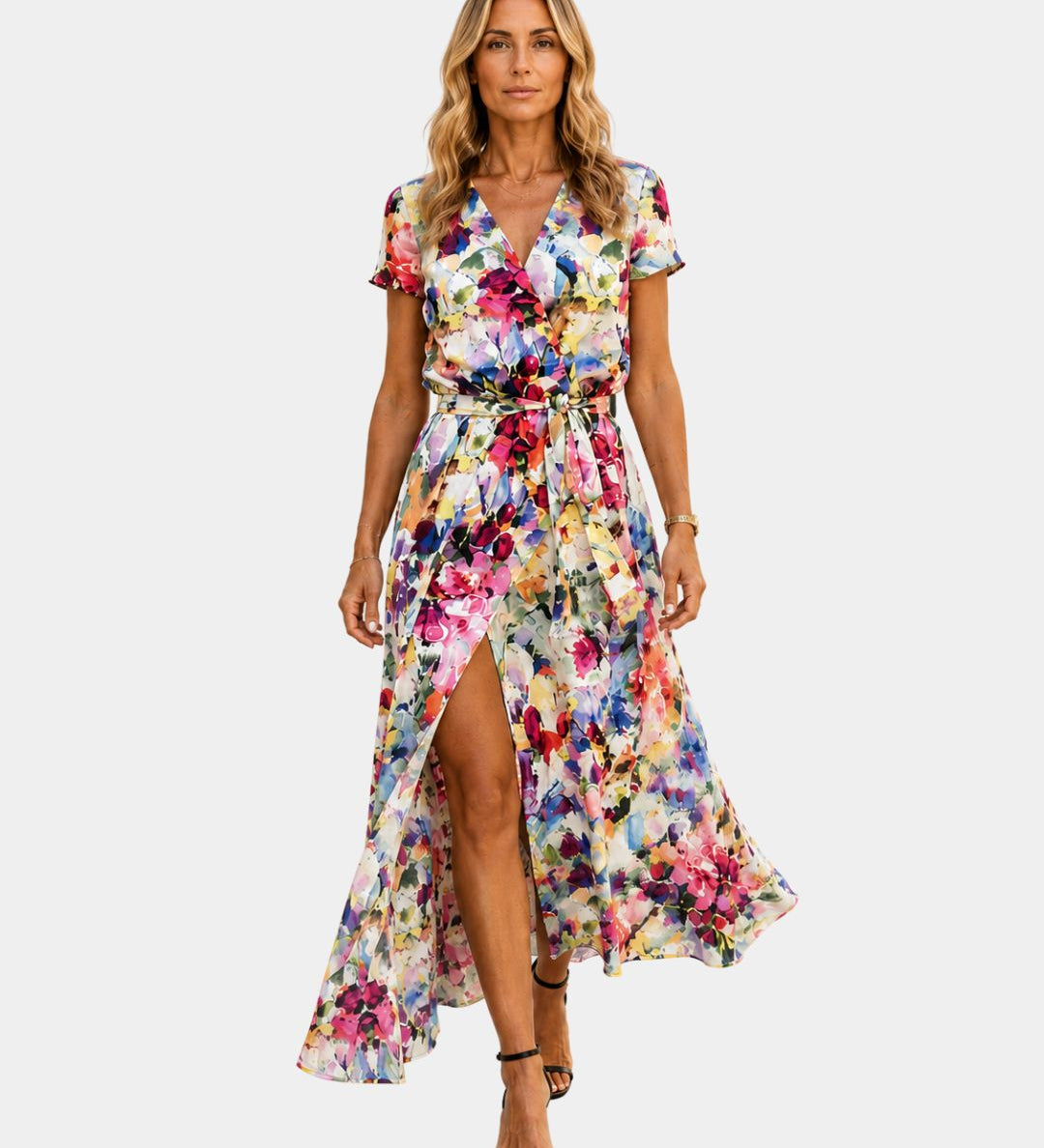 Aurélisse | Elegant dress with V-neckline