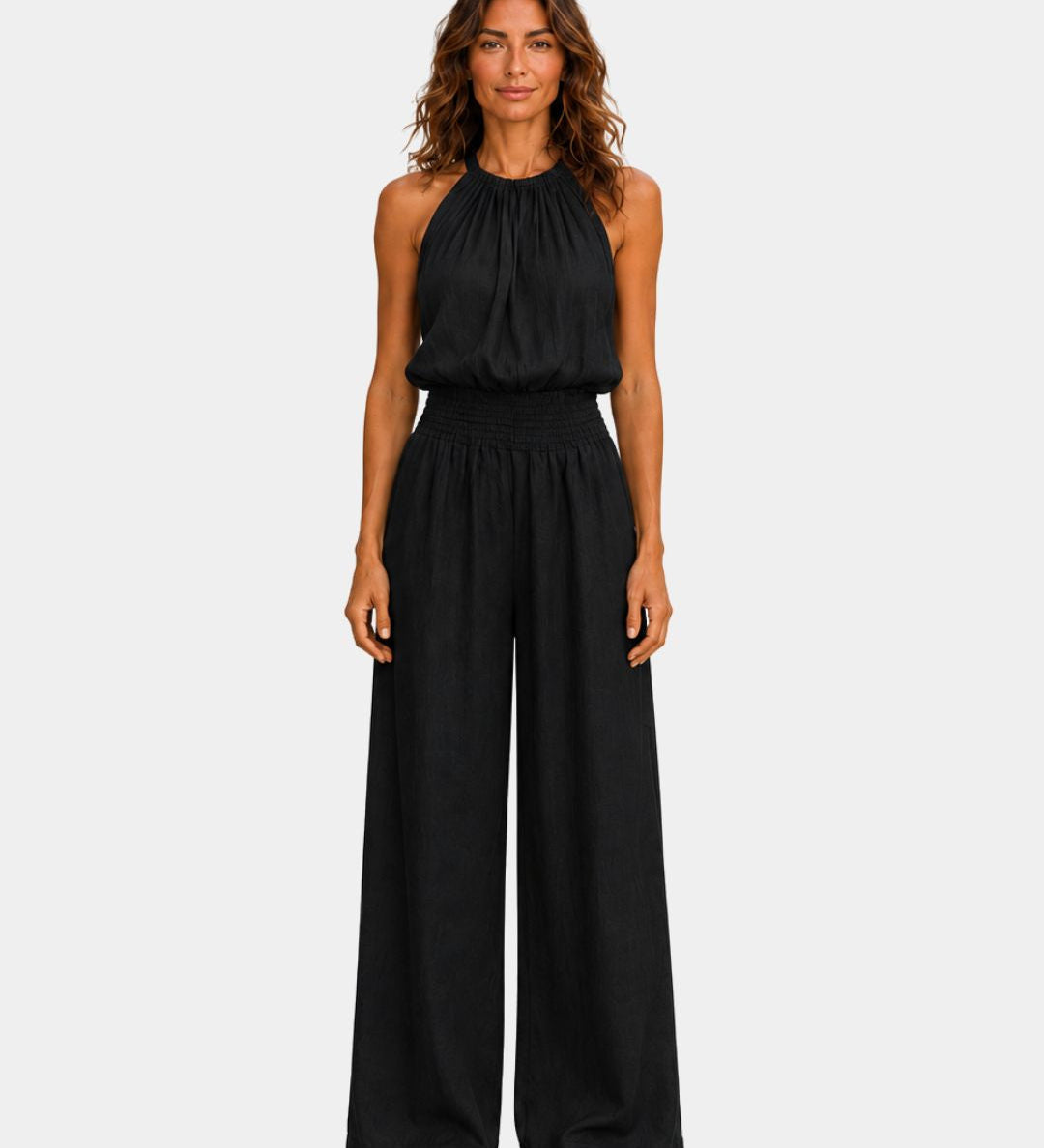 Ghisleine | Elegant Jumpsuit with Halter Neck