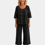 Good | Fresh set with matching blouse and pants