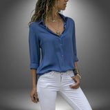 Valeria | Classic Button Blouse