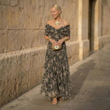 Brunehilde | Elegant Botanical Dress
