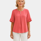Hadelinde | Elegant Button-Up Blouse