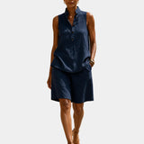 Mélior | Summer Sleeveless Set with Shorts
