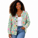 Foxfield™ | Vintage floral cardigan for women