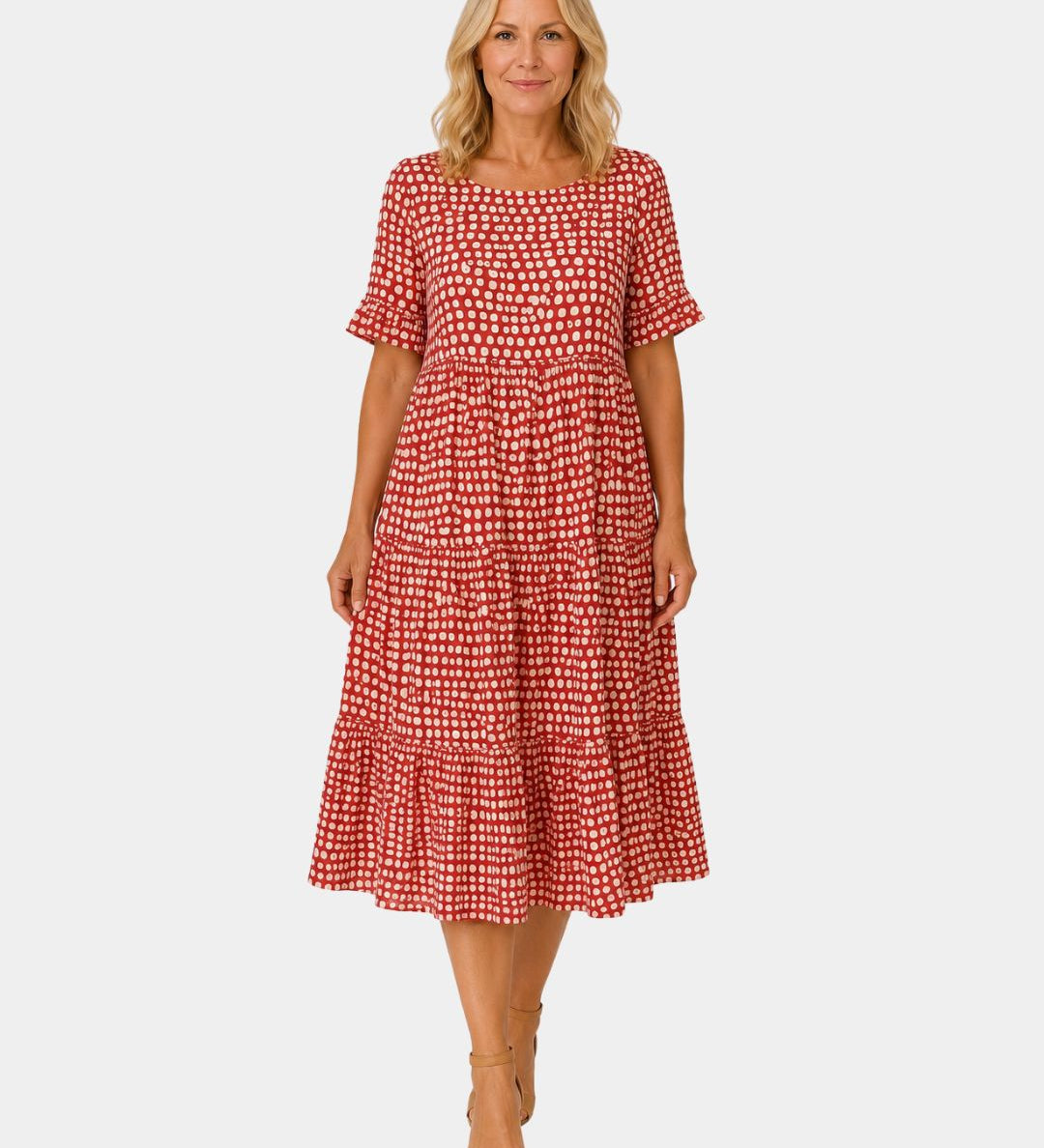 Belzamine | Lightweight Polka Dot Dress