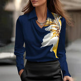 Emma | Elegant Shiny Blouse