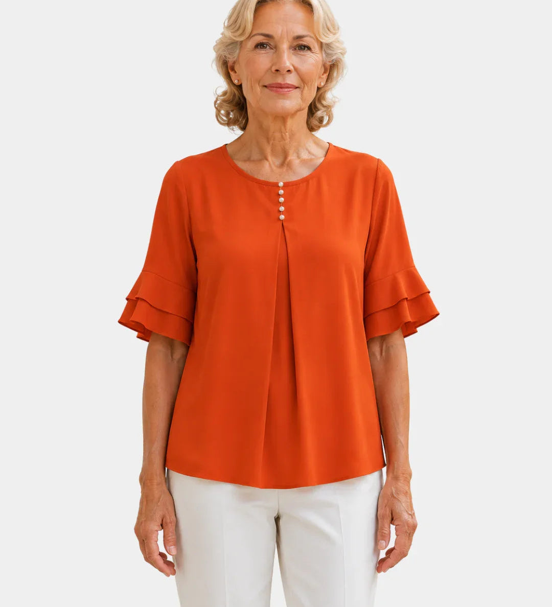 Hadelinde | Elegant Button-Up Blouse