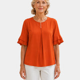 Hadelinde | Elegant Button-Up Blouse