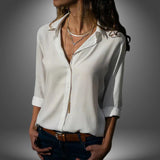 Valeria | Classic Button Blouse