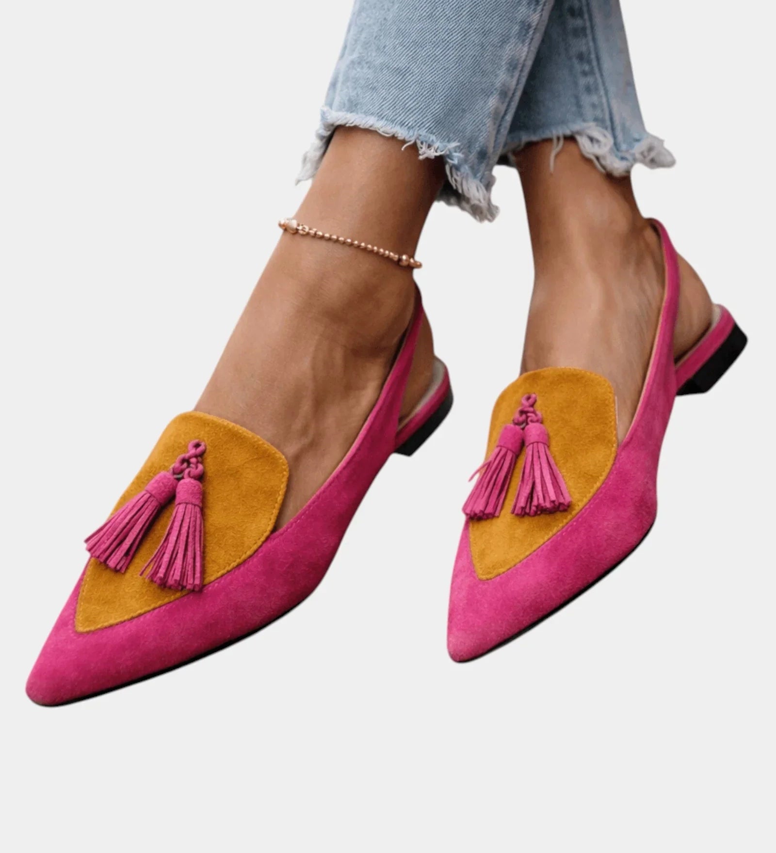 Francette | Heeled sandals with fringes