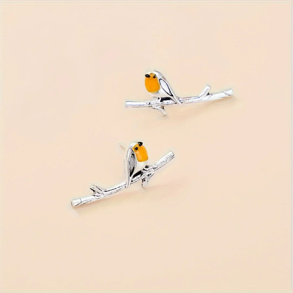 Flora | Cartoon Bird Earrings