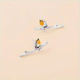 Flora | Cartoon Bird Earrings