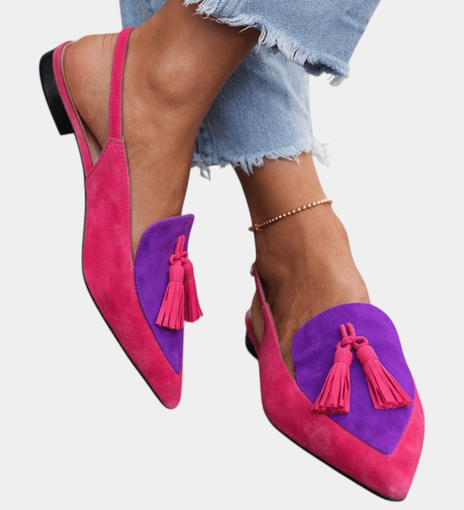 Francette | Heeled sandals with fringes