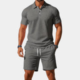 Vincent | Elegant Polo and Shorts Set