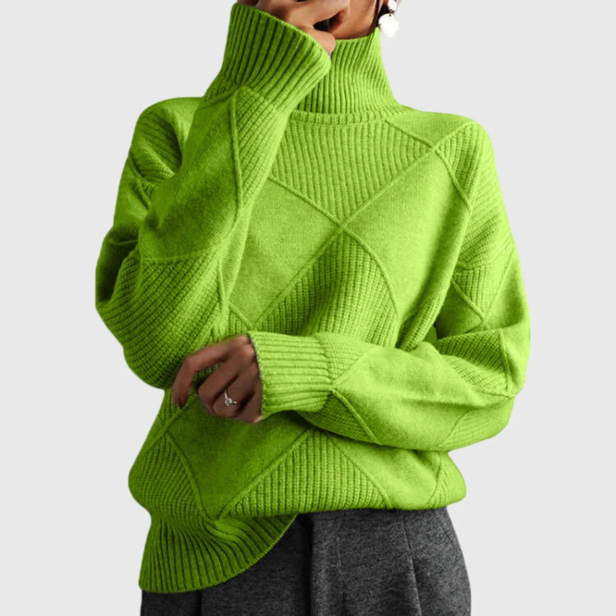 Lauren | High Neck Sweater