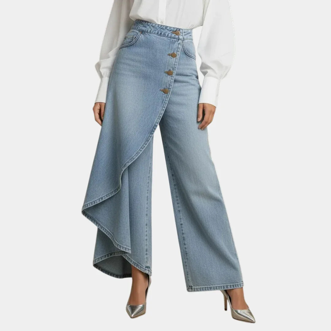 Martina | High-Waisted Wide-Leg Jeans
