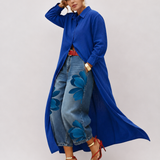 Céliane | Set of Dress and Wide Jeans