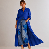 Céliane | Set of Dress and Wide Jeans