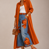Céliane | Set of Dress and Wide Jeans
