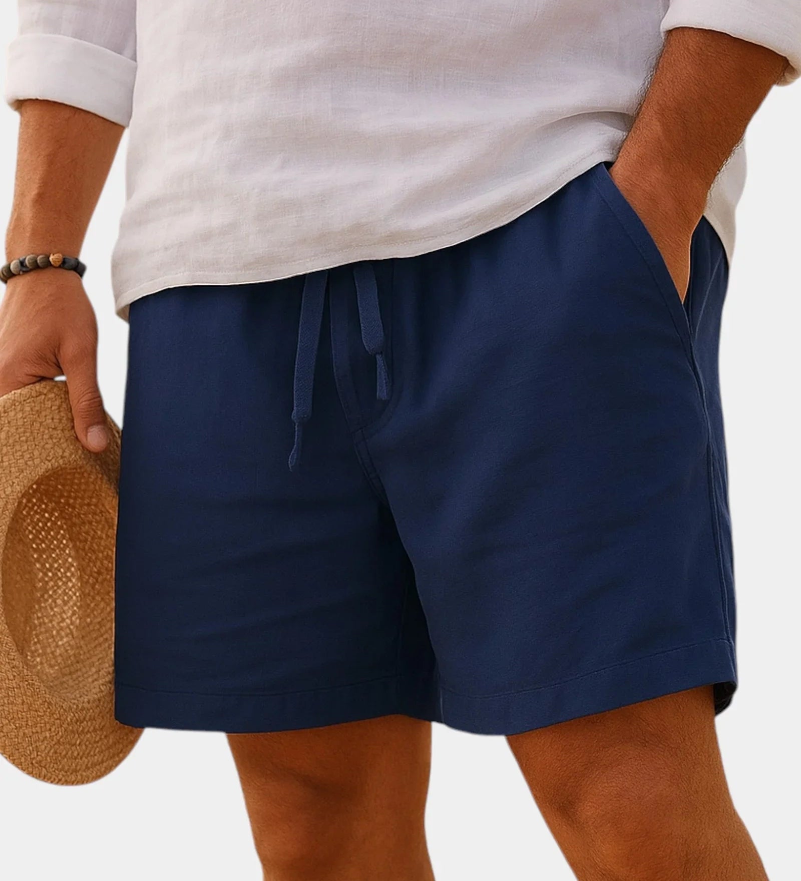 Lucas | Cotton and Linen Shorts