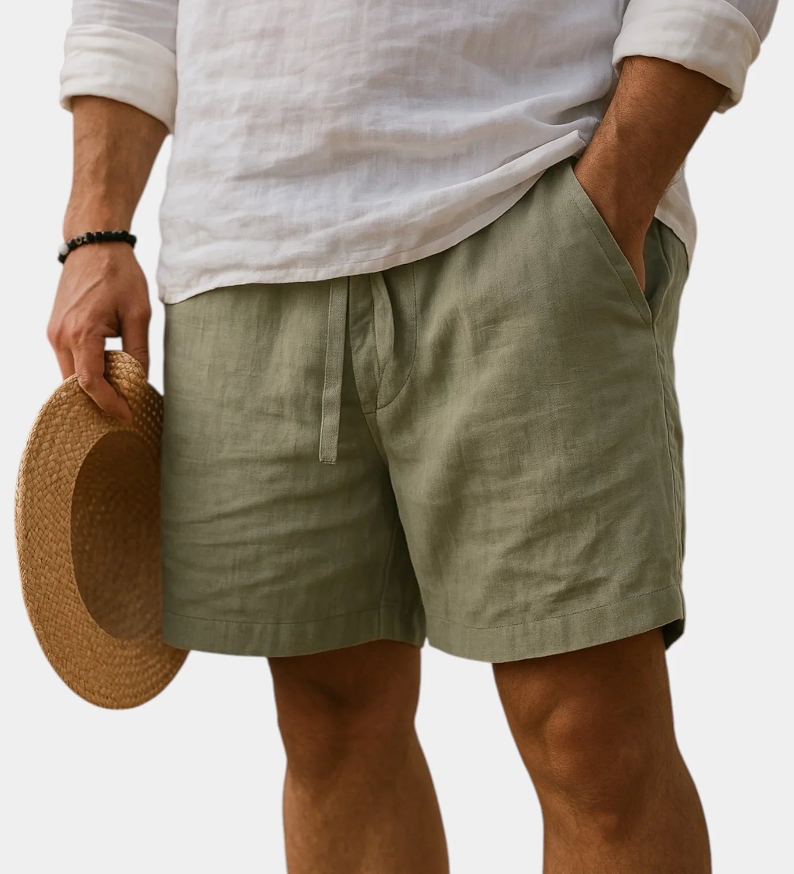 Lucas | Cotton and Linen Shorts