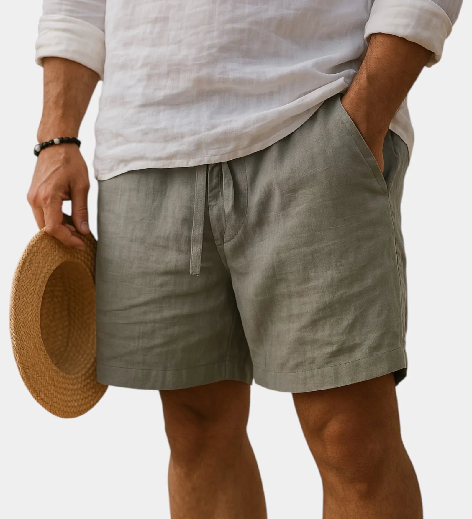 Lucas | Cotton and Linen Shorts