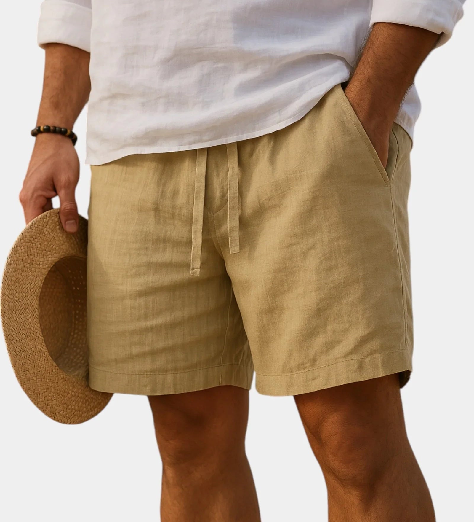 Lucas | Cotton and Linen Shorts