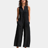 Nine | Elegant Sleeveless Jumpsuit