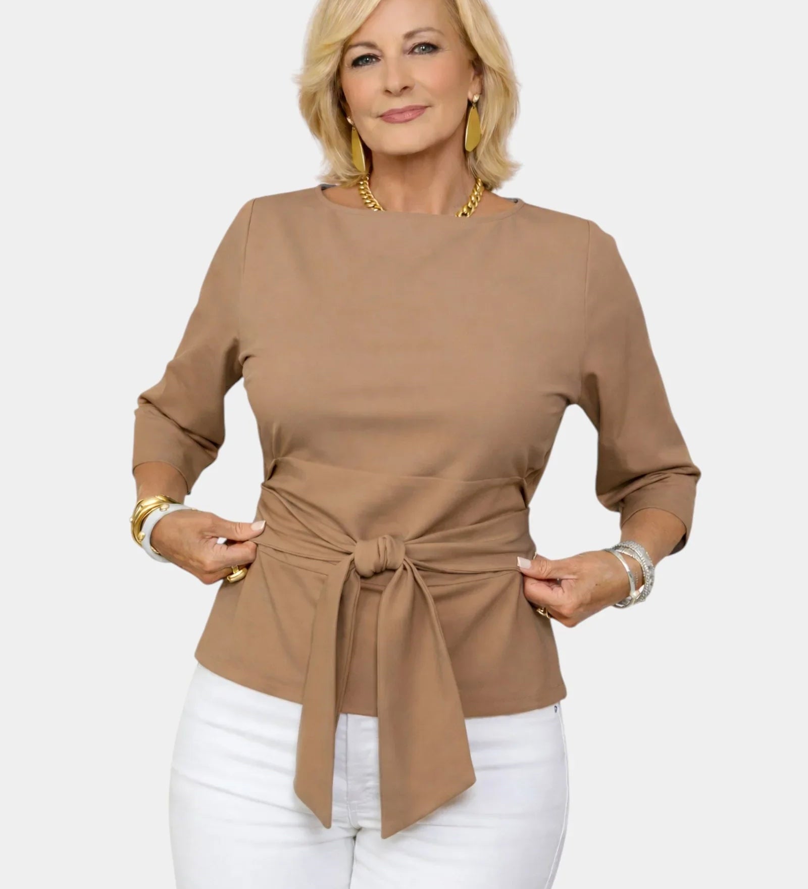 Souad | Top with Elegant Knot