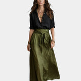Dione | Midi Skirt + Complimentary Black Shirt