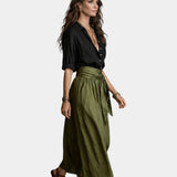 Dione | Midi Skirt + Complimentary Black Shirt