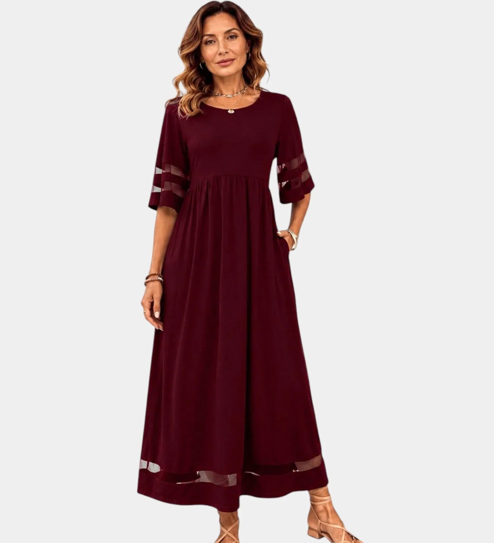 Adria | Elegant and Minimalist Midi Dress