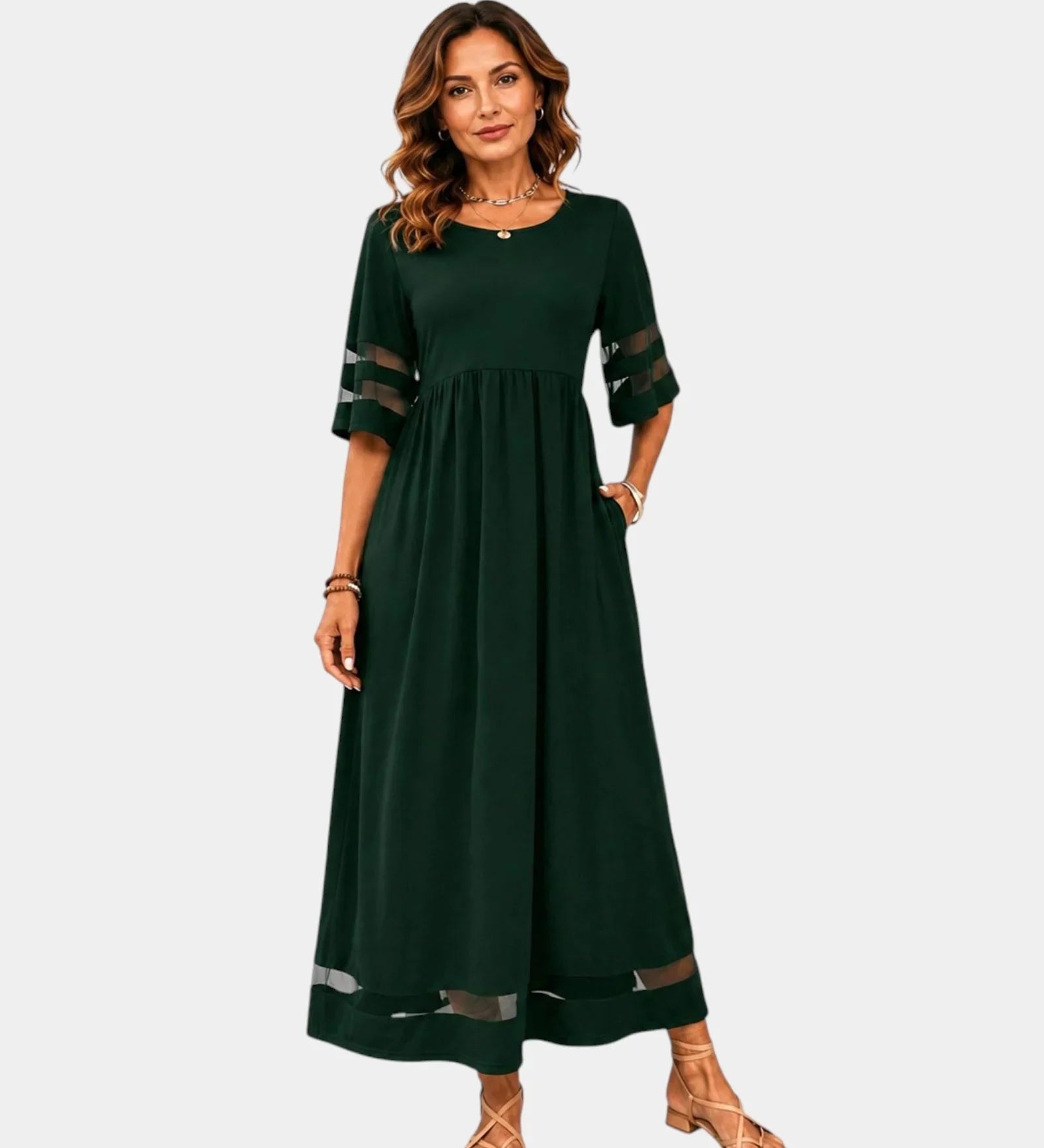 Adria | Elegant and Minimalist Midi Dress