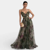 Giselle | Long Floral Print Dress
