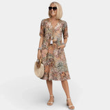 Adèle | Dress with V-neck