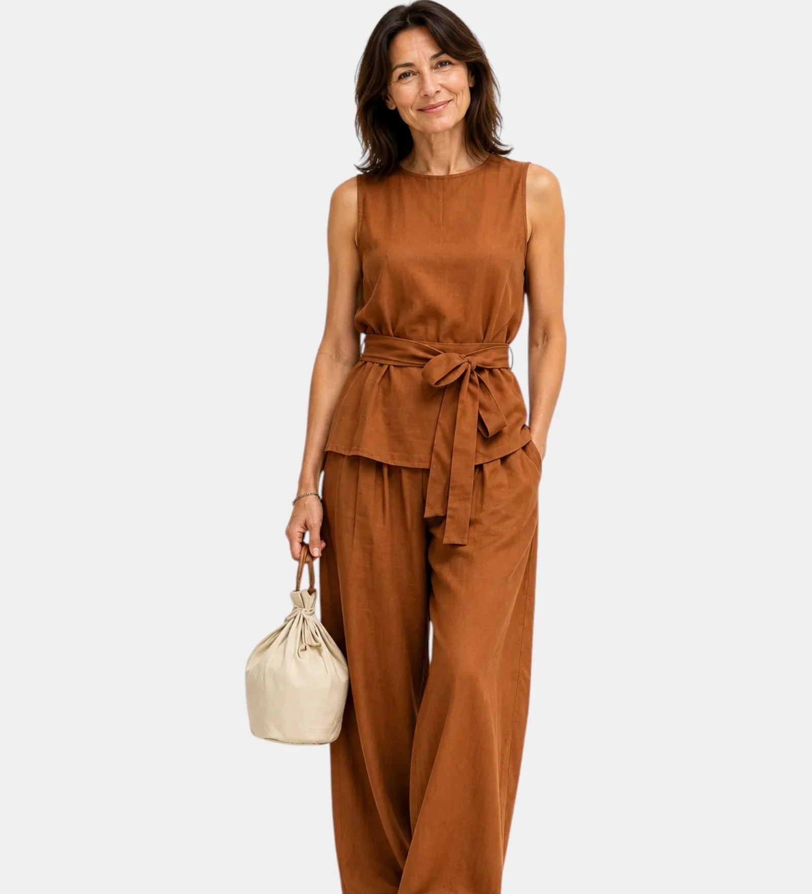 Iseultine | Two-Piece Set with Sleeveless Top and Pants