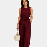 Iseultine | Two-Piece Set with Sleeveless Top and Pants